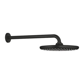 Chuveiro de parede 250 mm com haste de 380 mm,Tempesta preto mate, Grohe 266682430