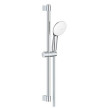 Rampa com chuveiro 2 jatos (Rain, Jet) 9 l/min e bicha 1750 mm, Tempesta 110, cromado, ajustável a furos pré-existentes, Grohe