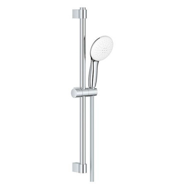 Rampa com chuveiro 2 jatos (Rain, Jet) 9 l/min e bicha 1750 mm, Tempesta 110, cromado, ajustável a furos pré-existentes, Grohe