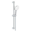 Rampa com chuveiro 3 jatos (Rain, Jet, Massage) 9 l/min e bicha 1750 mm, Tempesta Cube 110, cromado, ajustável a furos pré-exi