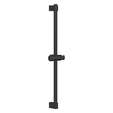 Rampa 60 cm Tempesta, preto mate, ajustável a furos pré-existentes, Grohe 275232431