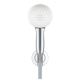 Chuveiro de mão 2 jatos (Rain, Jet) 9 l/min e curva de saída com suporte, Tempesta 110, cromado, Grohe 26406003