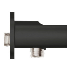 Curva de saída de 1/2'' com suporte Tempesta, preto mate, Grohe 286282431