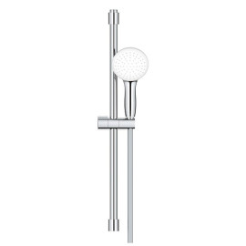 Rampa com chuveiro 1 jato (Rain) 9l/min e bicha 1750 mm, Tempesta 110, cromado, ajustável a furos pré-existentes, Grohe 279240