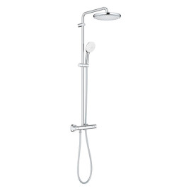 Sistema de duche com misturadora termostática e chuveiro de 250 mm New Tempesta System, Grohe 26670001