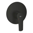 Torneira monocomando de duche encastrável Eurosmart, preto mate, Grohe 194512433