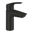 Torneira monocomando de lavatório com válvula de descarga click clack, tamanho S, Eurosmart, preto mate, Grohe 239222433