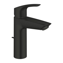 Torneira monocomando de lavatório com válvula de descarga automática, sistema Cold Start, tamanho M, Eurosmart, preto mate, G