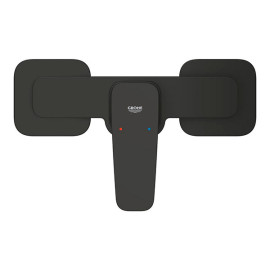 Torneira monocomando de duche Cubeo, preto mate, Grohe 1018242430