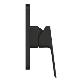 Torneira monocomando de duche encastrável Cubeo, preto mate, Grohe 1017772430