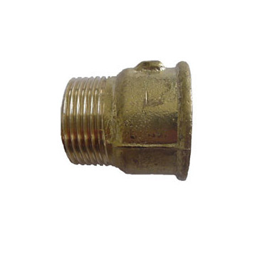 União macho-fêmea de 1/2'' latão