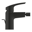 Torneira monocomando de bidé com válvula de descarga automática Eurosmart, Preto Mate, Grohe 329292433