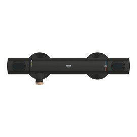 Torneira bicomando de duche termostática Grohtherm 500, preto mate, Grohe 347932430