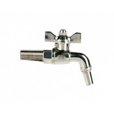 Torneira serviço 1/2'' Inox AISI 316
