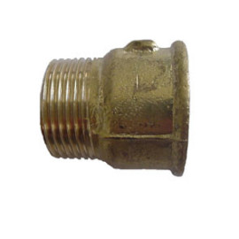 União macho-fêmea de 2''1/2 latão