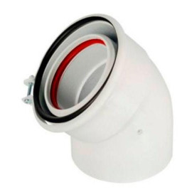 Curva a 45º macho-fêmea (80/110), FIG 811-45MHP1