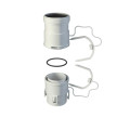 Kit uniões para tubo flexível 80 mm de caldeiras de condensação, FIG 8UNIONFLEX5