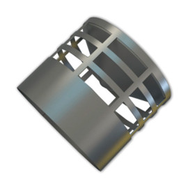 Deflector horizontal D80 mm para exaustão de aparelhos de condensação, FIG 8DFH4