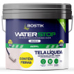 Tela líquida impermeabilizante Waterstop de base acrílica branca 15 kg, Bostik