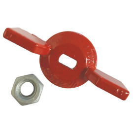 Manípulo laço Turia / Sena / Nile 1/4'', 3/8'', 1/2'' e 3/4'' Epoxi vermelho, Arco 980102
