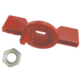 Manípulo laço Turia / Sena / Nile 1/4'', 3/8'', 1/2'' e 3/4'' Epoxi vermelho, Arco 980102