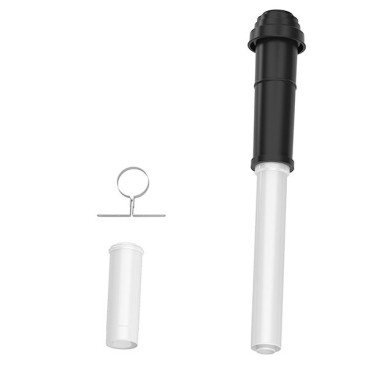 Kit básico vertical 80/125 C33X (troço telescópico com máximo de 1000 mm e terminal), Bosch 7738112660