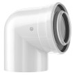 Curva 87° de 80/125 mm para exaustão de caldeiras de condensação, Bosch 7738112648