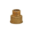 União macho-fêmea redução 1/2'' x 1/4'' latão