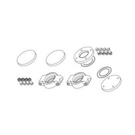 Kit flanges cegas e juntas para fecho lateral Power HT Plus 130-250F, Baxi 7696105
