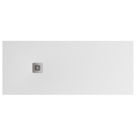 Base duche STRAT 1500x800x28 mm, retangular de pousar em Stonex, branco, Sanitana S20214800000001