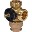 Válvula de 3 vias motorizada potências 4-6 KW para bomba de calor Compress 2000, Bosch 7738602375