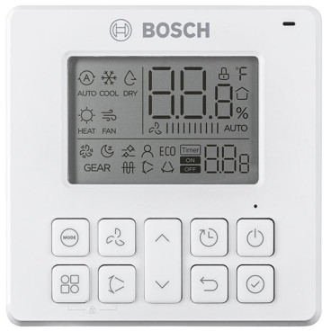 Controlador com fios CRC R-2 para unidades interiores, Bosch 7733702891