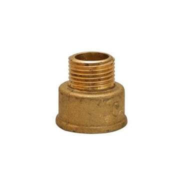 União macho-fêmea redução 1''1/2 x 1''1/4 latão