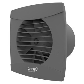 Extrator U-Confort UC-10 HYGRO prata, saída 100 mm, 110 m3/h, com detetor de humidade e temporizador, CATA 01201200