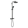 Sistema de duche com misturadora termostática e chuveiro de 250 mm New Tempesta System, preto mate, Grohe 266702431