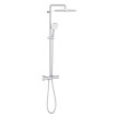 Sistema de duche com misturadora termostática e chuveiro de 250 mm Cube New Tempesta Cosmopolitan System, Grohe 26689001