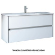 Móvel Axis 60 cm branco suspenso lacado