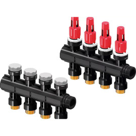 Coletor PRO com caudalímetro FM 4x3/4'', Uponor 1030584