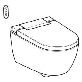 Sanita bidé suspensa AquaClean Alba branco, Geberit 146.350.01.1