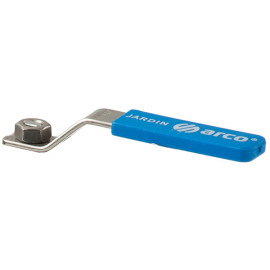 Manípulo alavanca jardim 1/2'', 3/4'' e 1'' Inox, Arco 980067