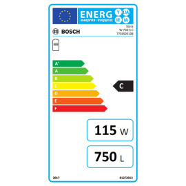 Depósito acumulador vitrificado com uma serpentina 750L stora W 750-5 P C, Bosch 7736505138