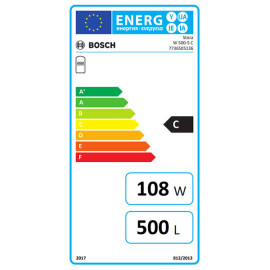 Depósito acumulador vitrificado com uma serpentina 500L stora W 500-5 C, Bosch 7736505136