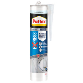 Silicone Sanitário Express 1Hora transparente, 280 ml, Pattex