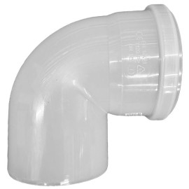 Curva PP 90° de 125 mm para condutas de admissão/evacuação de bombas de calor murais, Bosch 7719003327