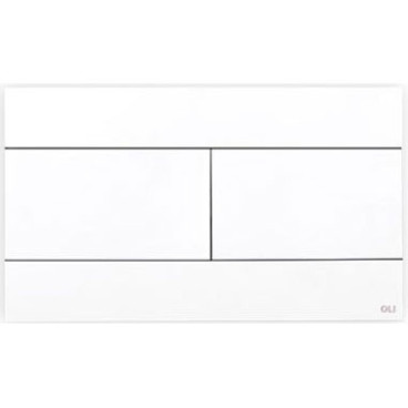 Placa de comando SLIM branco mate dupla descarga, OLI CG23000886943