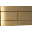 Placa de comando SLIM inox escovado PVD Ouro dupla descarga, mecânica, OLI CG23000888565