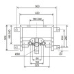 Estrutura Simflex para bidé, OLI CC01000006987