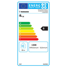 Termoacumulador NaturaAqua Green 2 ES 050, 47 L, 1500 W, Vulcano 7736507581