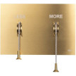 Placa de comando LESS IS MORE ouro, mecânica, OLI CG79000888573