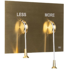 Placa de comando LESS IS MORE ouro, mecânica, OLI CG79000888573